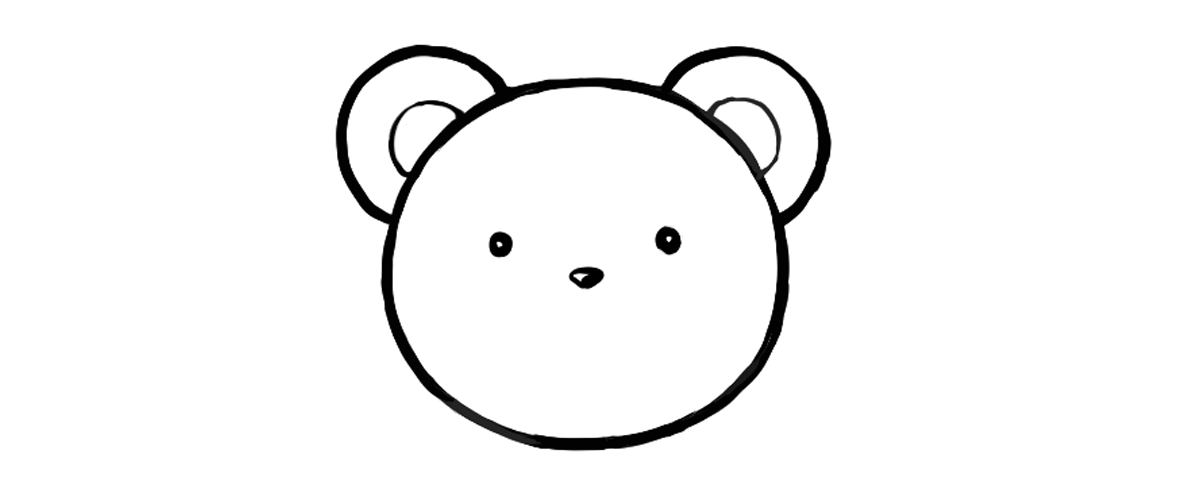 簡単 子どもと一緒にクマのイラストを描こう 教えよう Andropp あんどろっぷ